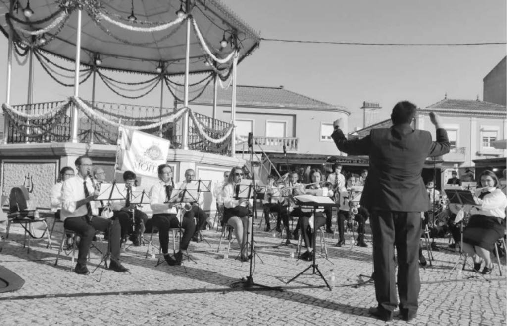 Notícia no Setubalense da Banda Filarmónica da Moita - 2021